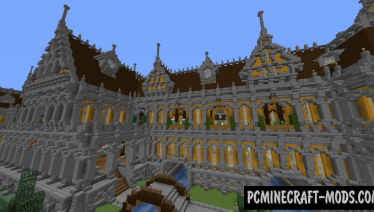 Grand Jaune Palace Map For Minecraft