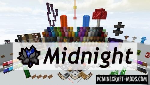 Midnight Resource Pack For Minecraft 1 14 1 13 2 1 12 2 1 11 2 Pc Java Mods