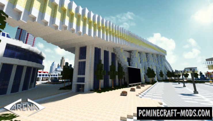 DJML Arena - City, PvP Map For Minecraft