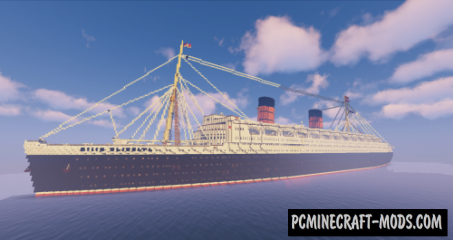 RMS Queen Elizabeth 1938 - Adventure Map