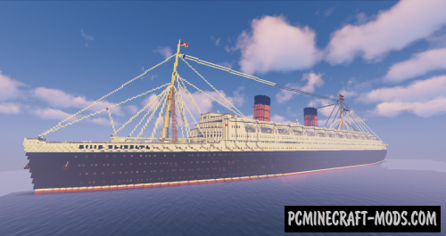 RMS Queen Elizabeth 1938 - Adventure Map
