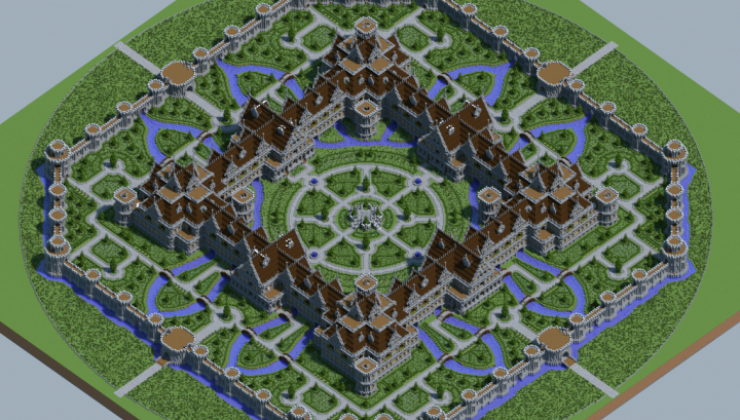 Grand Jaune Palace Map For Minecraft