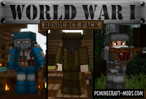 World War I Resource Pack For Minecraft 1.13.2
