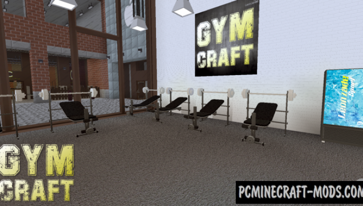 GymCraft - Sport Furniture Mod For Minecraft 1.15.2, 1.14.4