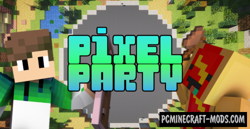 Pixel Party - Minigame Map For Minecraft