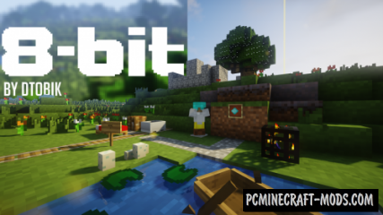 8-bitCraft Resource Pack For Minecraft 1.16.5, 1.16.4, 1.15.2