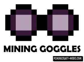 Mining Goggles Mod For Minecraft 1.12.2