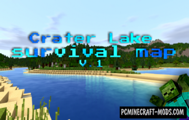 Crater Lake Survival Map For Minecraft