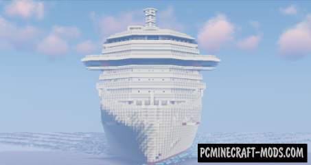 Carnival Triumph: Cruise Ship Replica - Adv Map