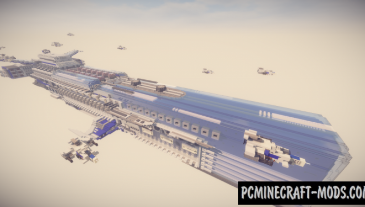 Spaceship Blu 01 - Adventure Map For Minecraft ,  | PC Java Mods