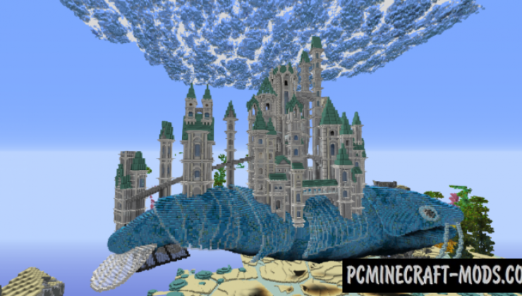 Traveling Atlantis - Castle Map For Minecraft