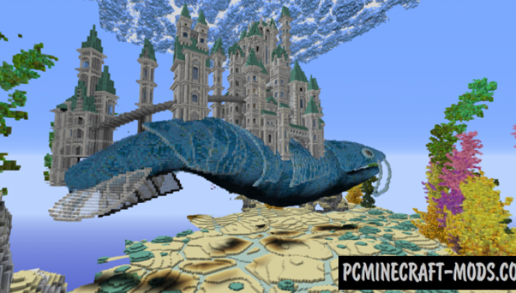 Traveling Atlantis - Castle Map For Minecraft