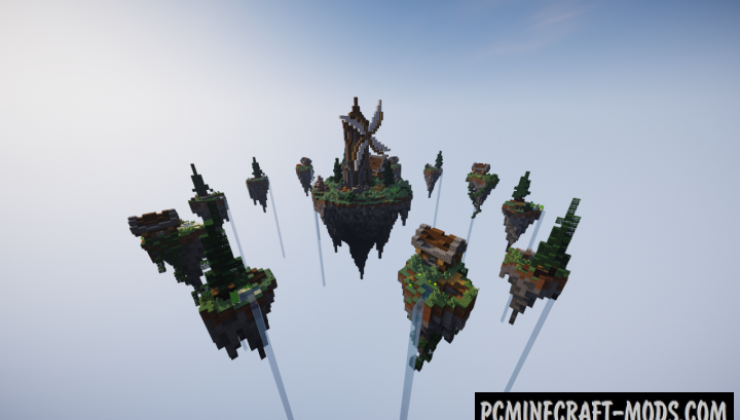 Small Medieval Skywars - PvP Map For MC
