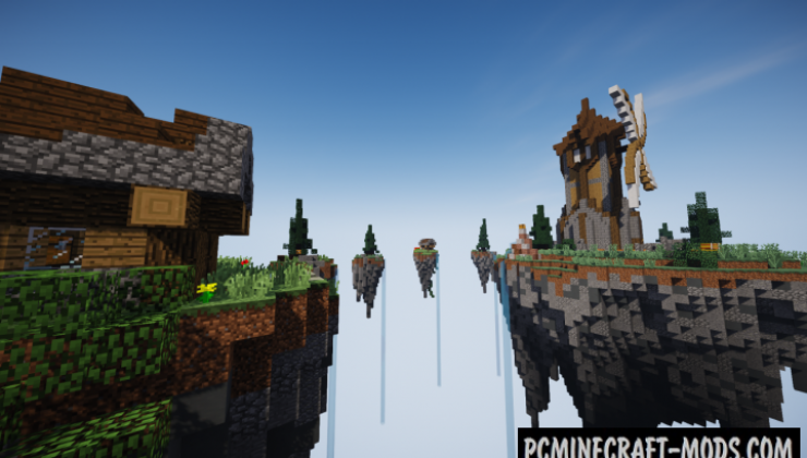 Small Medieval Skywars - PvP Map For MC