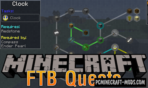 FTB Quests - Advanced GUI/HUD Mod For MC 1.19.4, 1.19.2, 1.12.2