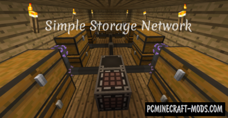 Simple Storage Network - Tweak Mod MC 1.18.2, 1.17.1, 1.12.2