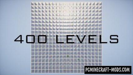 400 Levels - Parkour Map For Minecraft