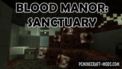 Blood Manor: Sanctuary - Horror Map For Minecraft