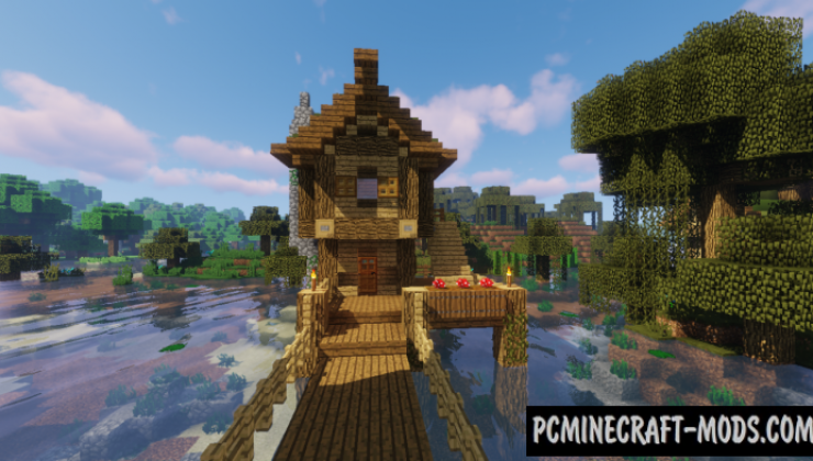 Witch Village Map For Minecraft 1.14.3, 1.14.2  PC Java Mods