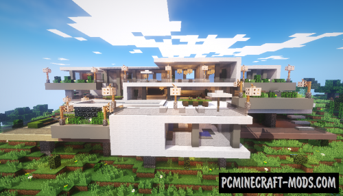 Mansão Moderna - House Map For Minecraft ,  | PC Java Mods