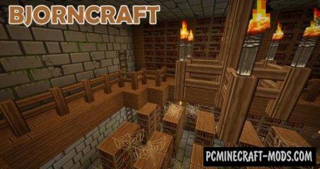 BjornCraft 64x64 Resource Pack For Minecraft 1.14.4