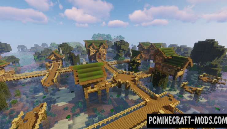 Witch Village - City Map For Minecraft