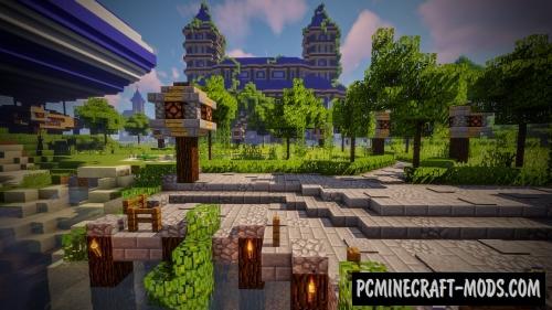 Castle and Gladiator Arena - PvP Map For MC