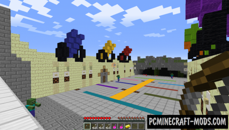 Blocks vs. Zombies - Minigame Map For Minecraft