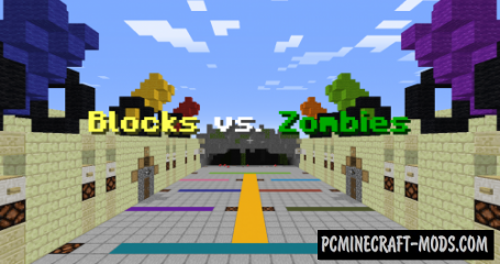 Blocks vs. Zombies - Minigame Map For Minecraft