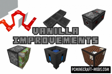 Vanilla Improvements Texture Pack For Minecraft 1.16.5, 1.16.4