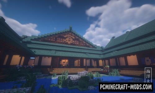 Kaiyo Onsen - House Map For Minecraft