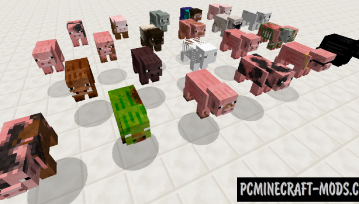 Mobs+ Resource Pack For Minecraft 1.13.2