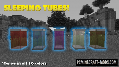 Sleeping Tubes Mod For Minecraft 1.12.2