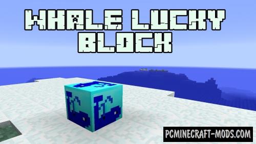 Whale Lucky Block Mod For Minecraft 1.12.2