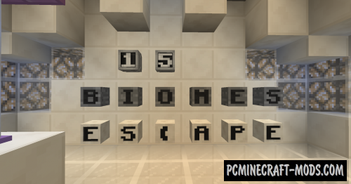 15 Biomes Escape Map For Minecraft