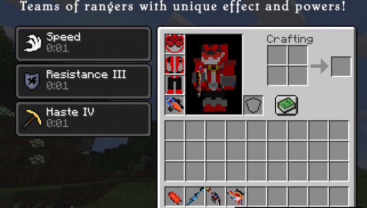 Super Sentai Craft Mod For Minecraft 1.12.2