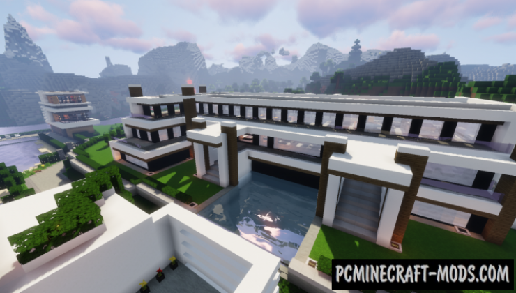 Modern Luxury Mansion Map For Minecraft