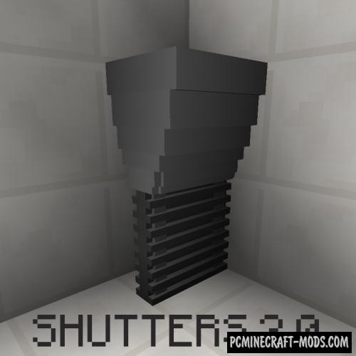 Shutters 2.0 Mod For Minecraft 1.12.2