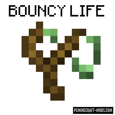 Bouncy Life - Slime Armor, Weapon Mod For 1.16.5, 1.16.4