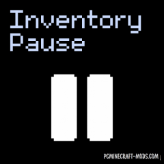Inventory Pause Mod For Minecraft 1.14