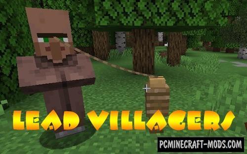 Lead Villagers - Tweak Mod For Minecraft 1.16.5, 1.15.2