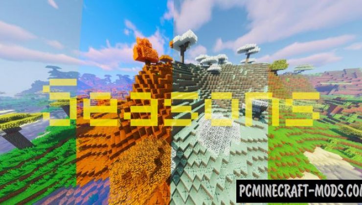 Changing 3D Seasons 16x Texture Pack For MC 1.16.5, 1.16.4