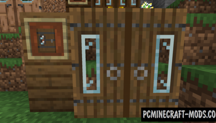 Glass Doors Resource Pack For Minecraft 1.14.1, 1.12.2, 1.7.10