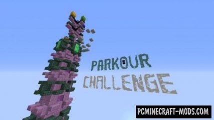 A Parkour Challenge Map For Minecraft