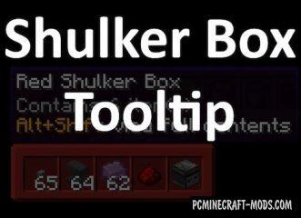 ShulkerBoxTooltip - Tweak Mod For Minecraft 1.19.4, 1.18.2