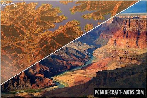 The Grand Canyon - Survival Map For Minecraft