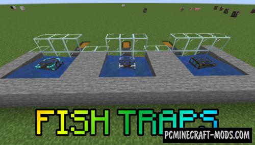 Fish Traps Mod For Minecraft 1.16.5, 1.15.2, 1.14.4