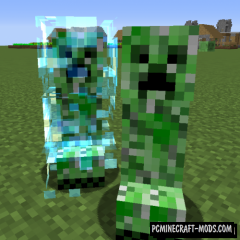 Naturally Charged Creepers Mod For Minecraft 1.19.4, 1.18, 1.16.5