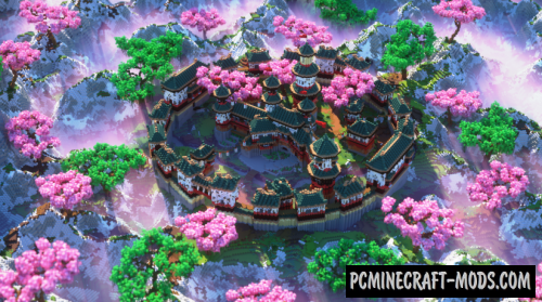 Oriental Chateau - Castle Map For Minecraft