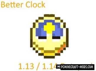 Better Clock Data Pack For Minecraft 1.14.2